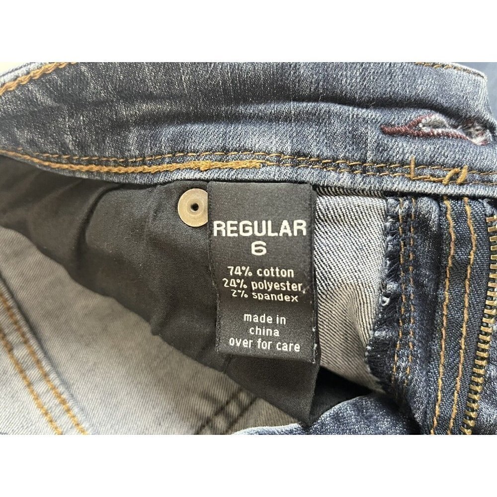 The Limited Denim Skinny Leg Dark Blue Jeans 917 Womens 6 - Picture 6 of 12